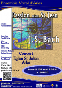 La Passion selon St Jean de J.S Bach