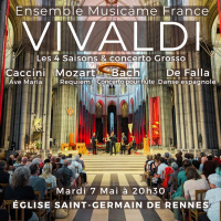 Ensemble Musicâme France : Vivaldi, Mozart, Caccini, De Falla, Bach