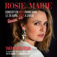Rosie Marie en concert le 26 avril à 20h30