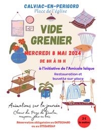 Vide-grenier Calviac-en-Périgord 08/05/24