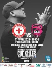 Match de Handball Celles-sur-Belle VS Noisy le Grand et Concert de Cut Killer à 