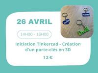 Initiation Tinkercad - Création d'un porte-clés en 3D