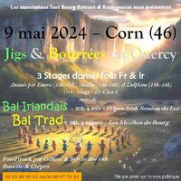 Stage de danses trad, bal, : Jigs et Bourrées en Quercy à Corn