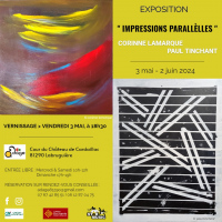 Exposition Impressions parallèles, Corinne Lamarque et Paul TInchant
