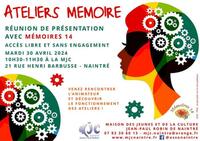 Réunion de présentation - ateliers mémoire MJC