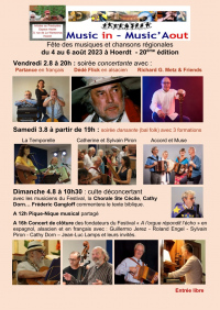 Festival Music in - Music'Aout - soirée concertante