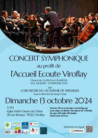 Concert symphonique au profit de l'Accueil Ecoute Viroflay
