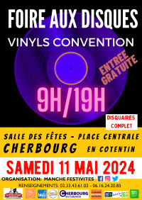 FOIRE AUX DISQUES -   convention vinyle - Cherbourg 50100