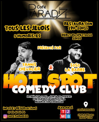 STAND UP Plateau d'humoristes