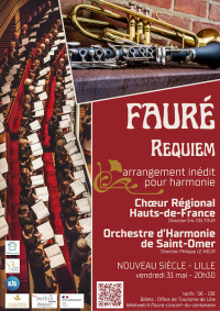 Requiem de Fauré - version inédite pour orchestre d'harmonie