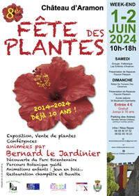 Venez participer à la huitième fête des plantes du château d'Aramon