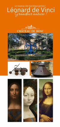 Le parc du château de Bosc vous invite à l'exposition « Léonard de Vinci » et au