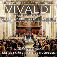 Concert à Mulhouse : Les 4 Saisons de Vivaldi, Experience d’Einaudi...
