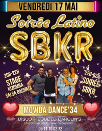 Soirée Danse Latino - SBKR - Le Carolin's -