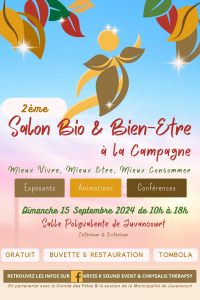 Salon "Bio & Bien-Etre à la Campagne - Juvancourt 2024"