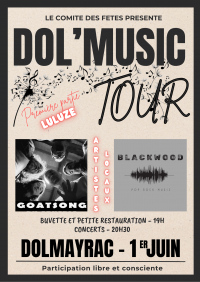 DOL'MUSIC TOUR - Samedi 1er juin