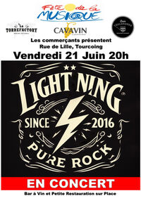 Lightning Rock Cover Band, Rue de Lille à Tourcoing