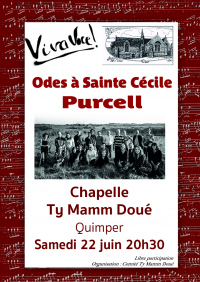 Viva Voce : Concert PURCELL à la chapelle Ty Mamm Doué, Quimper