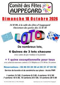 Le Loto du comité des fêtes à Auppegard