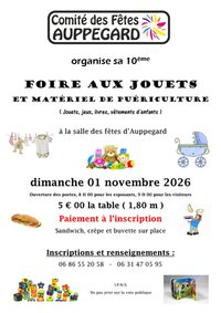 Foire aux jouets à Auppegard
