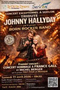 Une soirée 2 concerts hommages : France GALL et Johnny HALLYDAY à Servon