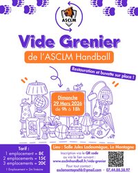 Vide-Greniers ASCLM Handball (Intérieur) à La Montagne