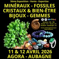 5ème Salon Minéraux Fossiles Cristaux & Bien-Être Bijoux et Gemmes à Aubagne