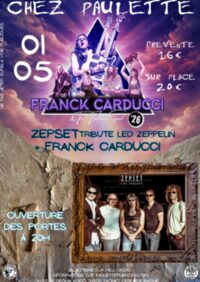 Concert Franck Carducci & The Fantastic Squad + Zepset tribute Led Zeppelin - Ch à Pagney-derrière-Barine