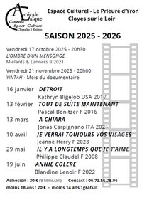 Soirée cinéma - Il y a longtemps que je t'aime à Cloyes les Trois Rivières