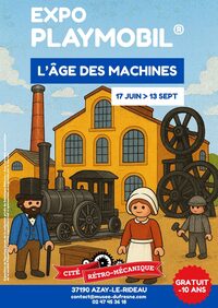 Expo Playmobil® : l'Âge des Machines à Azay-le-Rideau