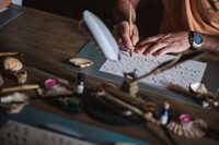 Atelier calligraphie - Châteaux en fête à Les Eyzies