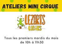 Atelier de cirque avec Lezarts Ludiks pour les moins de 3 ans à Pardaillan