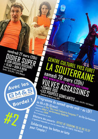 Vulves Assassines + Zombie Dog + Les Poupées Gonflantes à La Souterraine