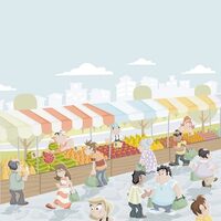 Marché de pays à Champniers-et-Reilhac