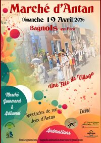 Marché d'Antan à Bagnols-en-Forêt