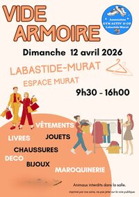 Vide armoire et vide dressing de printemps à Labastide-Murat