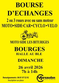 Bourse d'Échanges Moto-side car à Bourges