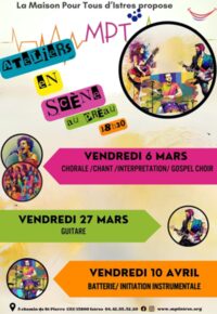 Atelier en scène de la MPT : guitare à Istres