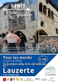 Visite guidée : les Incontournables de la cité médiévale à Lauzerte