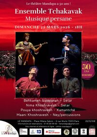 Ensemble Tchakavak - Musique persane à Paris 13e