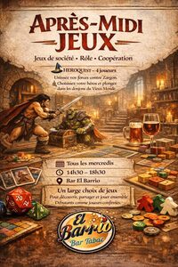 APRÈS-MIDI JEUX DE SOCIÉTE à Cazères