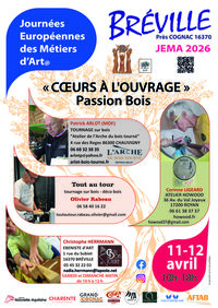 Journées Européennes Métiers d'Art : "cœurs à l'ouvrage et passion bois&quo à Bréville