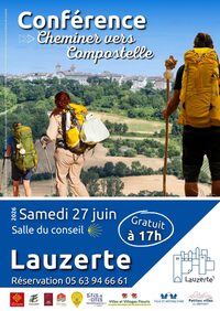 Conférence Cheminer vers Compostelle à Lauzerte