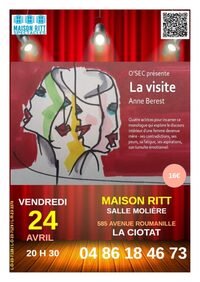 Pièce de théâtre La Visite par le collectif O’Sec à La Ciotat