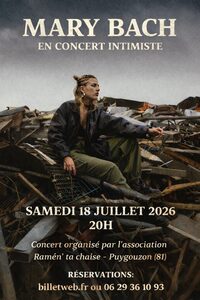 Mary Bach en concert intimiste à Puygouzon