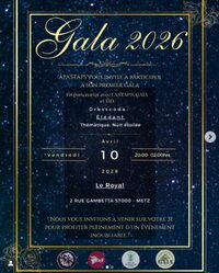 Gala 2026 de l'ASTAPS, GAIA et I3D à Metz