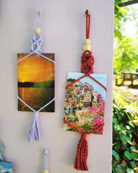 Découverte du macramé - Suspension photo à Chambéry