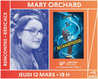 Lancement du nouveau roman de Mary Orchard « Métamorphosis » à Paris 17e