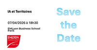 SAVE THE DATE - Thème IA & Territoires à Paris 12e