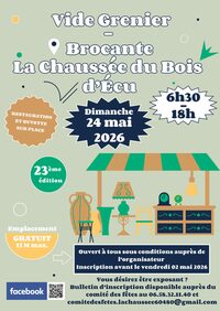 Brocante / Vide grenier à Lachaussée-du-Bois-d'Écu